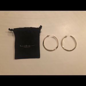 Bonheur Renee Gold Hoop Earrings